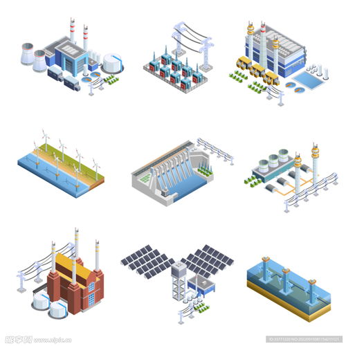 工廠發電廠設計圖 工業生產
